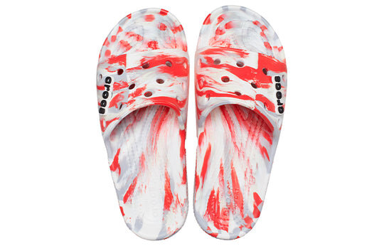 Papuci Crocs Classic Clog Marble Beach Unisex Roșu Alb „Red White” 206879-884 Papuci Crocs Classic Clog Marble Beach Unisex Roșu Alb „Red White” 206879-884
