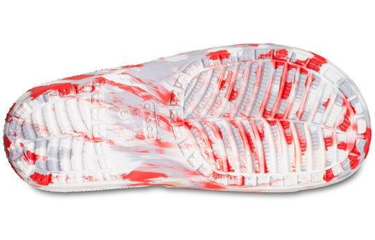 Papuci Crocs Classic Clog Marble Beach Unisex Roșu Alb „Red White” 206879-884 Papuci Crocs Classic Clog Marble Beach Unisex Roșu Alb „Red White” 206879-884