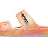Papuci Crocs Classic Clog Marble Beach unisex, roșu, multicolor, „Roșu” 207701-83F