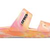 Papuci Crocs Classic Clog Marble Beach unisex, roșu, multicolor, „Roșu” 207701-83F