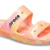 Papuci Crocs Classic Clog Marble Beach unisex, roșu, multicolor, „Roșu” 207701-83F