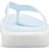 Papuci Crocs LiteRide Beach Cosy, eleganti, unisex, albastru deschis 205182-4KA