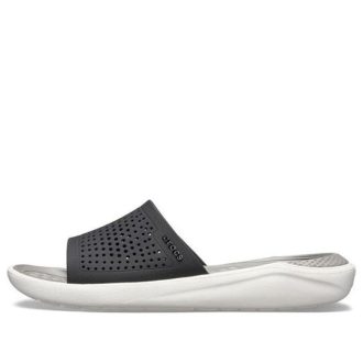 Papuci Crocs LiteRide Fashion Unisex gri deschis 205183-05M