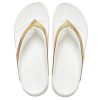 Papuci Crocs (WMNS) cu talpă groasă White Gold „White Gold” 206919-100