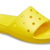 Papuci sport anti-alunecare Crocs Cozy, unisex, galben 206121-7C1