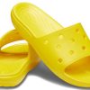 Papuci sport anti-alunecare Crocs Cozy, unisex, galben 206121-7C1