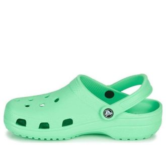 Papuci sport Crocs Classic Outdoor cu toc plat, verde 10001-3U3