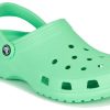 Papuci sport Crocs Classic Outdoor cu toc plat, verde 10001-3U3