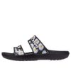 Papuci sport Crocs Daisy, ușori, rezistenți la uzură, unisex, negru, alb 207284-0ZI