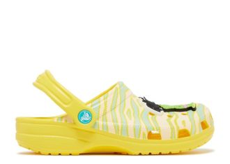 Ron English x Classic Clog Kids „Animale de petrecere – Zebra Lemon”