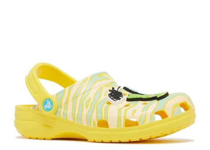 Ron English x Classic Clog Kids „Animale de petrecere – Zebra Lemon” Ron English x Classic Clog Kids „Animale de petrecere – Zebra Lemon”