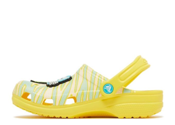 Ron English x Classic Clog Kids „Animale de petrecere – Zebra Lemon” Ron English x Classic Clog Kids „Animale de petrecere – Zebra Lemon”