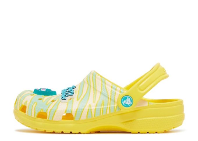 Ron English x Classic Clog Kids „Animale de petrecere – Zebra Lemon” Ron English x Classic Clog Kids „Animale de petrecere – Zebra Lemon”