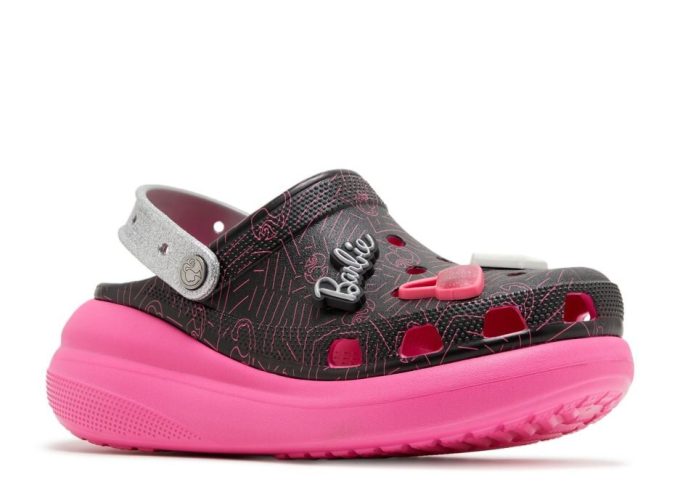 Saboți Barbie x Crush „Black Pink”