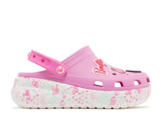 Saboți Barbie x Crush copii „Taffy Pink”