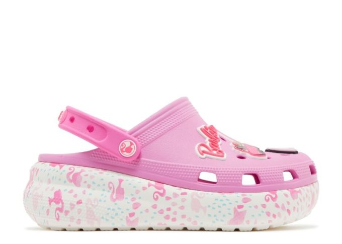 Saboți Barbie x Crush copii „Taffy Pink” Saboți Barbie x Crush copii „Taffy Pink”
