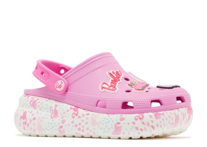 Saboți Barbie x Crush copii „Taffy Pink” Saboți Barbie x Crush copii „Taffy Pink”