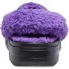 Saboți Crocs Baya căptușiți cu curea Fuzz „Black Purple” 20663309V