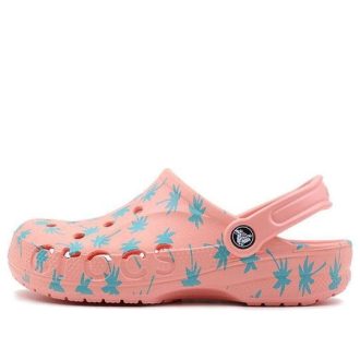 Saboți Crocs Baya Seasonal Graphic „Pink Blue” 205665-6JH