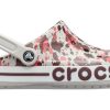 Saboți Crocs Bayaband Printed Classic „Alb Maro Roșu” 205840-1CD