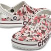 Saboți Crocs Bayaband Printed Classic „Alb Maro Roșu” 205840-1CD