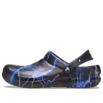 Saboți Crocs Bistro „Black Lightning Bolts” 204044-0GZ
