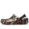 Saboți Crocs Bistro Graphic „Black Multi” 204044-0S3
