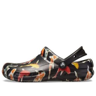 Saboți Crocs Bistro Graphic „Black Multi” 204044-0S3