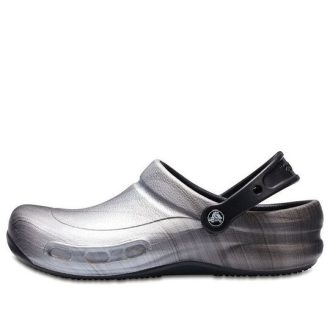 Saboți Crocs Bistro Graphic „Silver Black” 204044-041