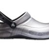 Saboți Crocs Bistro Graphic „Silver Black” 204044-041