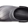 Saboți Crocs Bistro Graphic „Silver Black” 204044-041