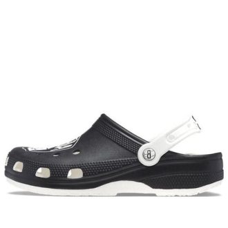 Saboți Crocs Brooklyn Nets Classic „Black White” 208651-103