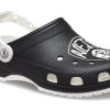 Saboți Crocs Brooklyn Nets Classic „Black White” 208651-103