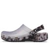Saboți Crocs Classic Bleach „Translucent Black White” 207333-001