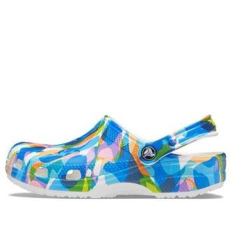 Saboți Crocs Classic Bubble Block „Blue Multi” 207298-94S