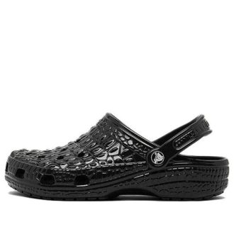 Saboți Crocs Classic Crocskin „Negri” 209093-001