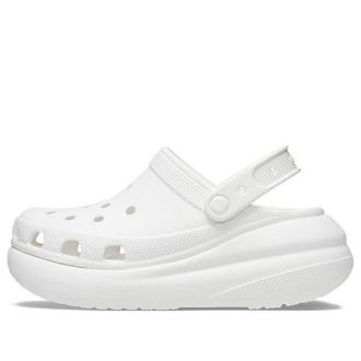 Saboți Crocs Classic Crush „Alb” 207521-100