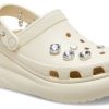 Saboți Crocs Classic Crush Punk „Bone” 208219-2Y2