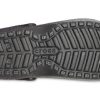 Saboți Crocs Classic cu sclipici „Black Silver” 205842-067