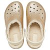 Saboți Crocs Classic cu sclipici „Gold” 504271
