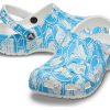 Saboți Crocs Classic Duke Print „Blue White” 210003-4OX