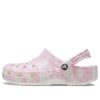 Saboți Crocs Classic Duke Print „Pink Tweed” 210003-6WY