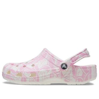 Saboți Crocs Classic Duke Print „Pink Tweed” 210003-6WY