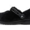 Saboți Crocs Classic Fur Sure Slip On „Negri” 207303-001
