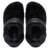 Saboți Crocs Classic Fur Sure Slip On „Negri” 207303-001