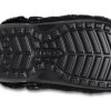 Saboți Crocs Classic Fur Sure Slip On „Negri” 207303-001