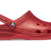 Saboți Crocs Classic Glitter „Flame” 205942-8C1