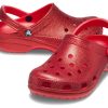 Saboți Crocs Classic Glitter „Flame” 205942-8C1