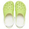 Saboți Crocs Classic Glow in The Dark „Lime Green White” 209101-3UH