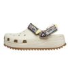 Saboți Crocs Classic Hiker Ikat „White Tan” 208052-2YC